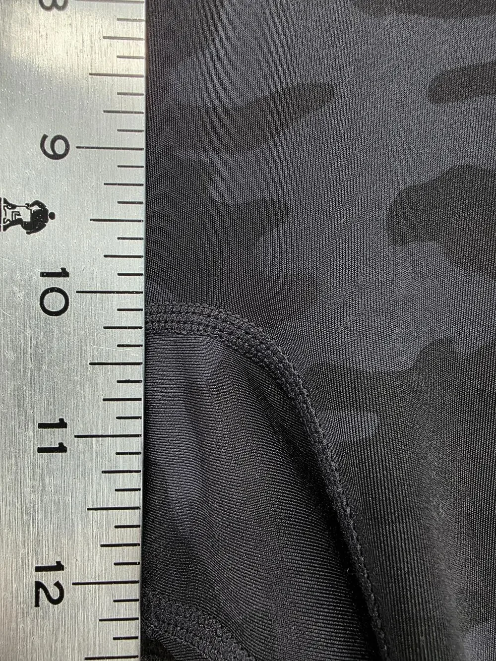 Fabletics Leggings Mens M Black Motion 365+ Compression Camo Pockets Stretch